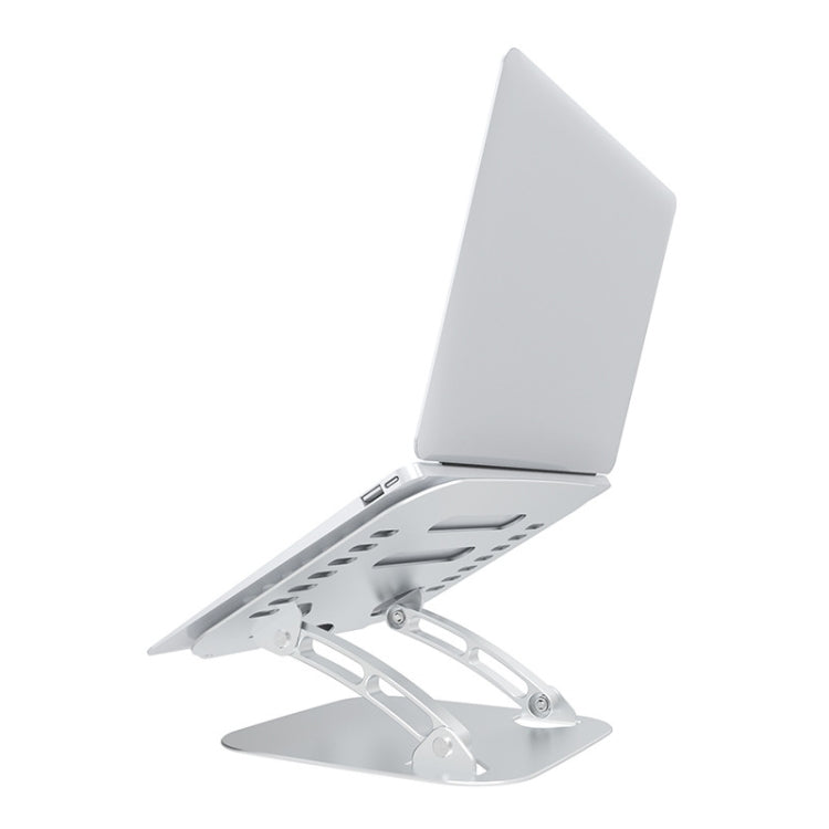 Supporto base in alluminio per laptop con dissipazione calore