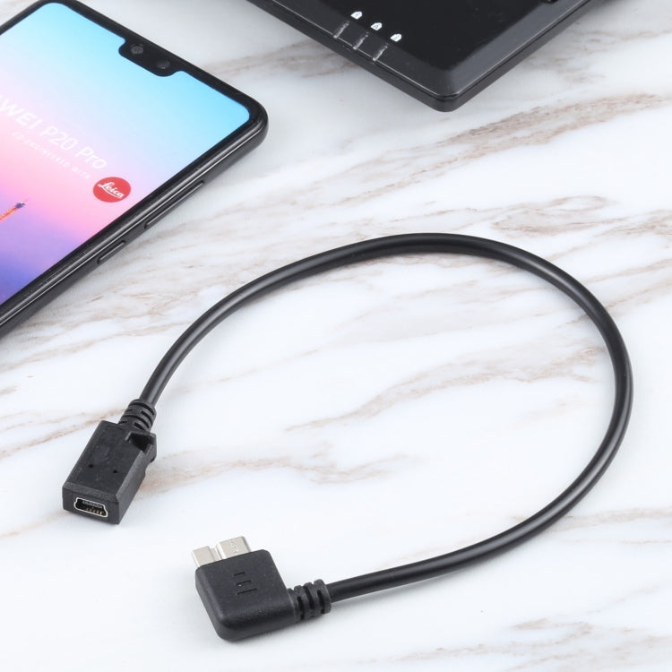 Cavo Mini USB femmina a Micro-B 3.0 maschio 25 cm
