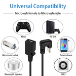 Cavo prolunga Micro USB maschio-femmina 20 cm