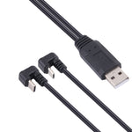Cavo USB-C e Micro USB maschio a USB tipo A 24cm nero