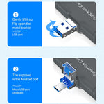 Lettore di schede USB 2.0 7 in 1 compatibile PC e smartphone
