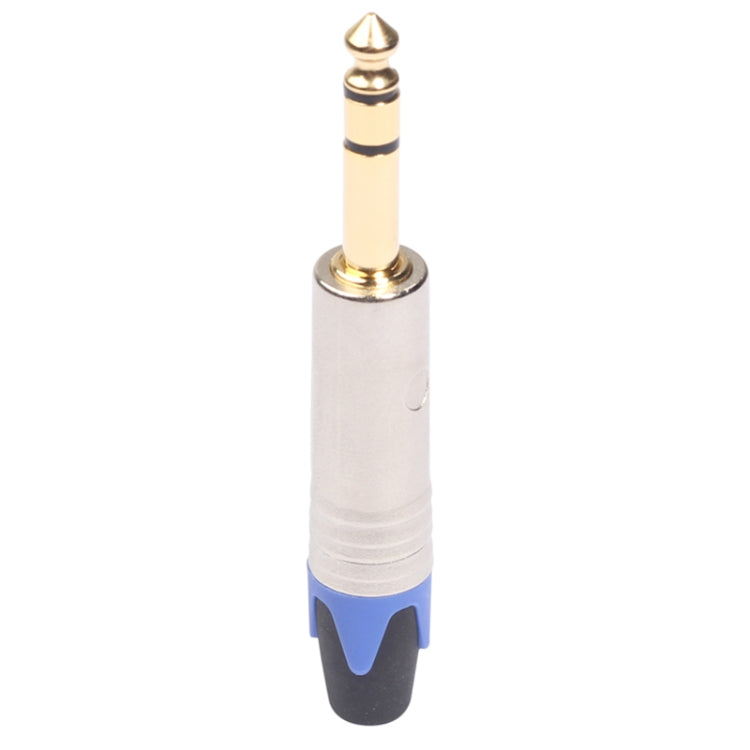 Spina audio stereo 6,35 mm placcata oro per saldatura - immagine 2