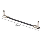 Cavo audio jack maschio 6,35 mm per chitarra, 20 cm - immagine 6