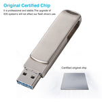 Richwell Disco Flash 3 in 1 32GB USB OTG in metallo