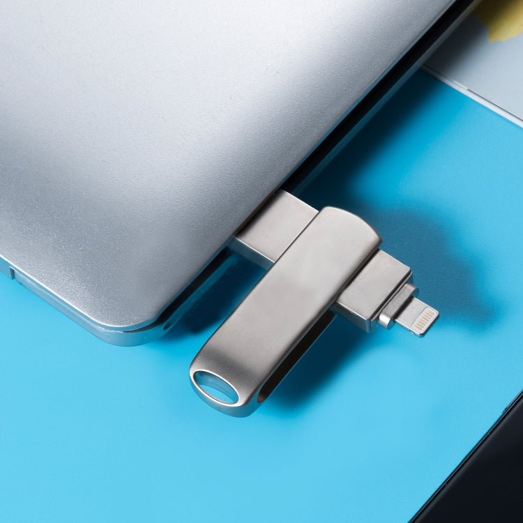 Richwell Disco Flash 3 in 1 32GB USB OTG in metallo