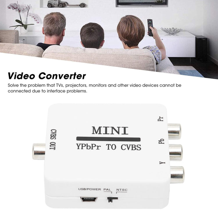Adattatore convertitore video YPBPR a CVBS USB 5V