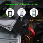 Adattatore SATA 22 pin femmina a SATA Slimline 13 pin maschio