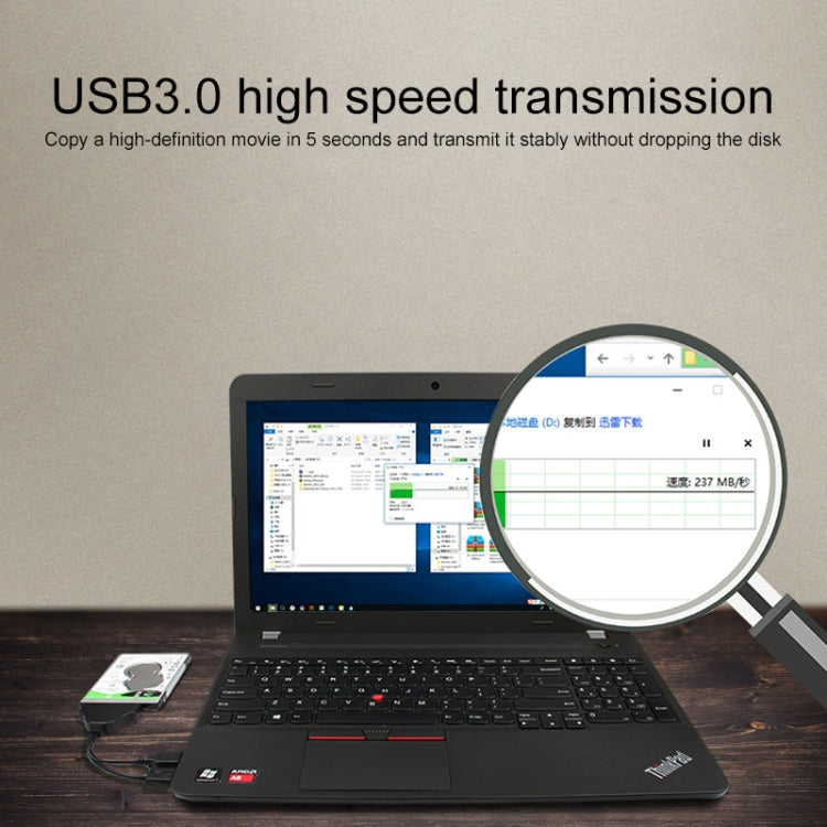 Cavo USB 3.0 a SATA 3G 15 cm per hard disk 2,5" e 3,5"