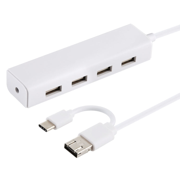 Convertitore HUB USB-C 3 in 1 con 4 porte USB 2.0
