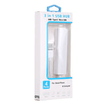 Convertitore HUB USB-C 3 in 1 con 4 porte USB 2.0