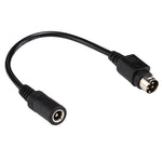 Cavo alimentazione DC 3 pin DIN a 5,5x2,5 mm 13 cm