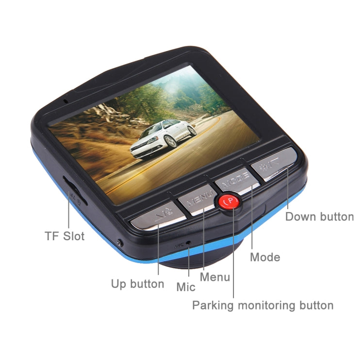 Videocamera auto DVR 480P con display LCD 2,4" e visione notturna