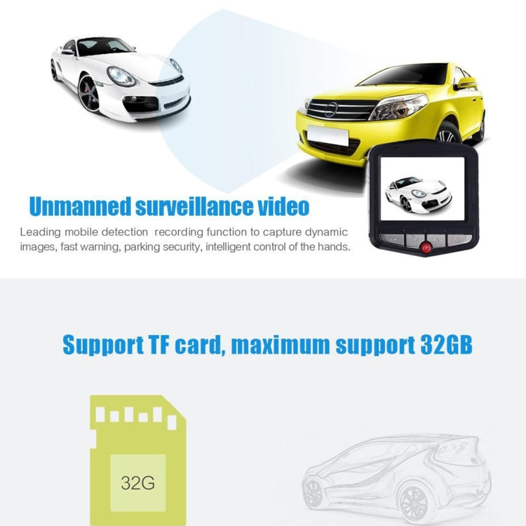 Videocamera auto DVR 480P con display LCD 2,4" e visione notturna