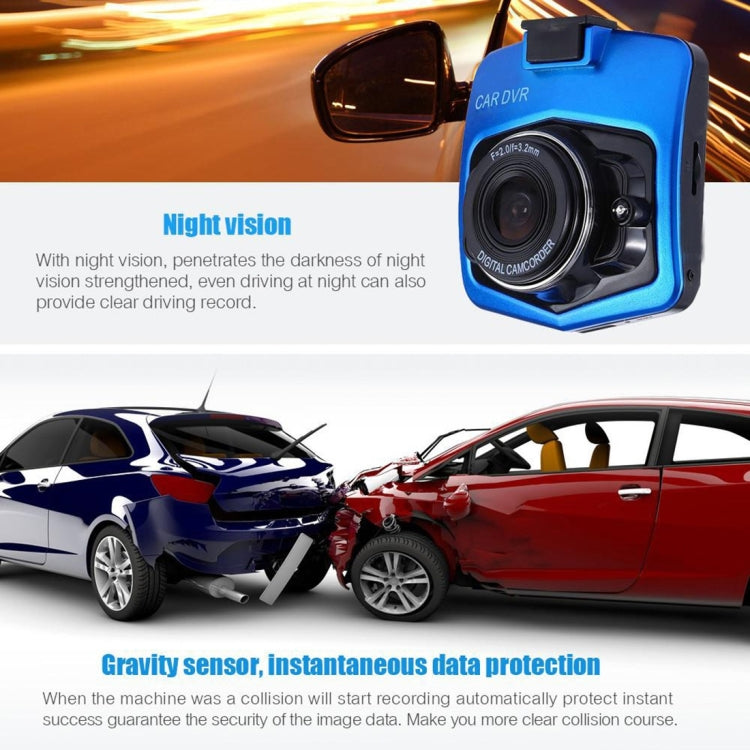 Videocamera auto DVR 480P con display LCD 2,4" e visione notturna