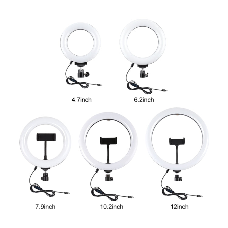 Anello LED dimmerabile 6,2" USB con treppiede da tavolo