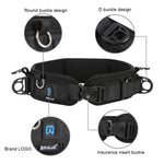 PULUZ 2 in 1 Pacchetto Multifunzionale Cintura in Vita + Kit Doppia Tracolla con Gancio per Fotocamere SLR/DSLR, 2 in 1 Kits