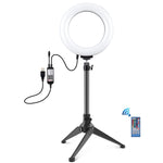 Luce anello LED PULUZ RGBW 6,2 pollici con treppiede e telecomando - immagine 2