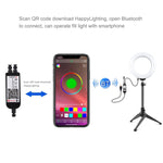 Luce anello LED PULUZ RGBW 6,2 pollici con treppiede e telecomando - immagine 5