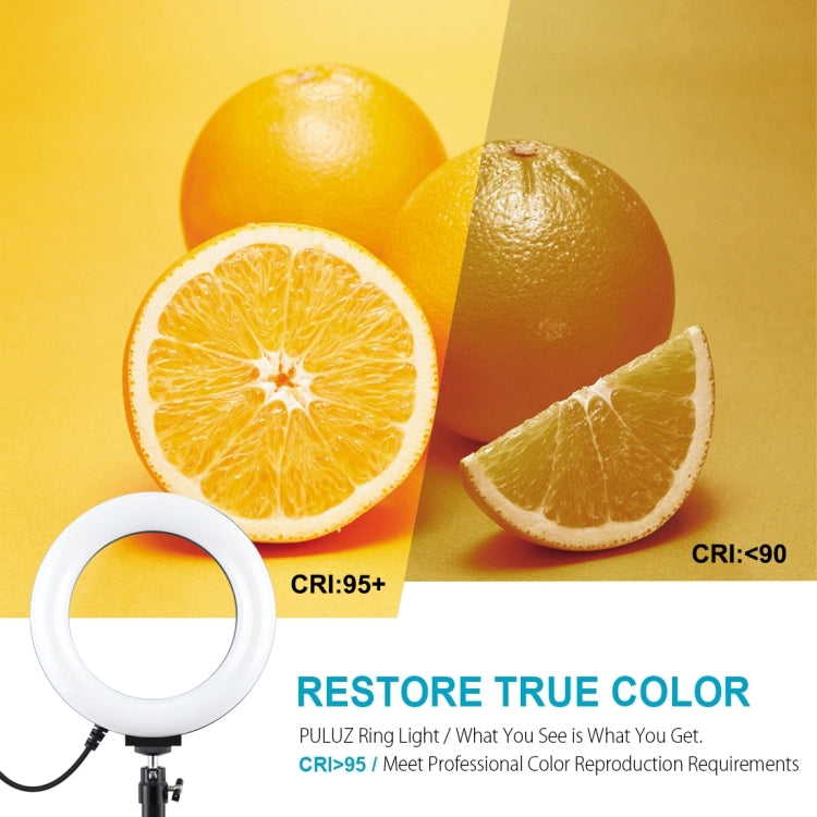Luce anello LED PULUZ RGBW 6,2 pollici con treppiede e telecomando - immagine 10