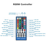 Luce LED RGBW 11,8" con treppiede 1,65 m e staffe doppio telefono