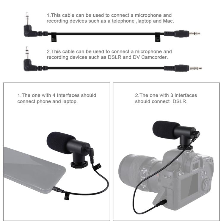 PULUZ 4 in 1 Vlogging Live Broadcast LED Selfie Fill Light Kit di attrezzatura video per smartphone con microfono + supporto per treppiede + testa per treppiede con slitta fredda per iPhone, Galaxy, Huawei, Xiaomi, HTC, LG, Google e altri smartphone   ...