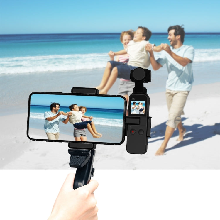 Morsetto e treppiede pieghevole per smartphone e DJI Osmo