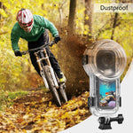 Custodia subacquea impermeabile 60m per Insta360 X5