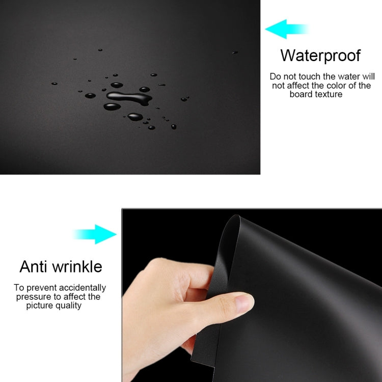 Puluz kit sfondi fotografici in PVC 3 colori 73,5x36 cm