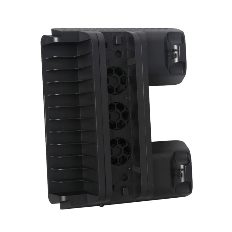 Ventola raffreddamento PS4 con dock ricarica controller