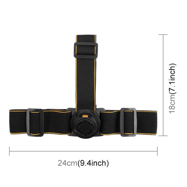 Cintura con cinghia magnetica sgancio rapido per action camera