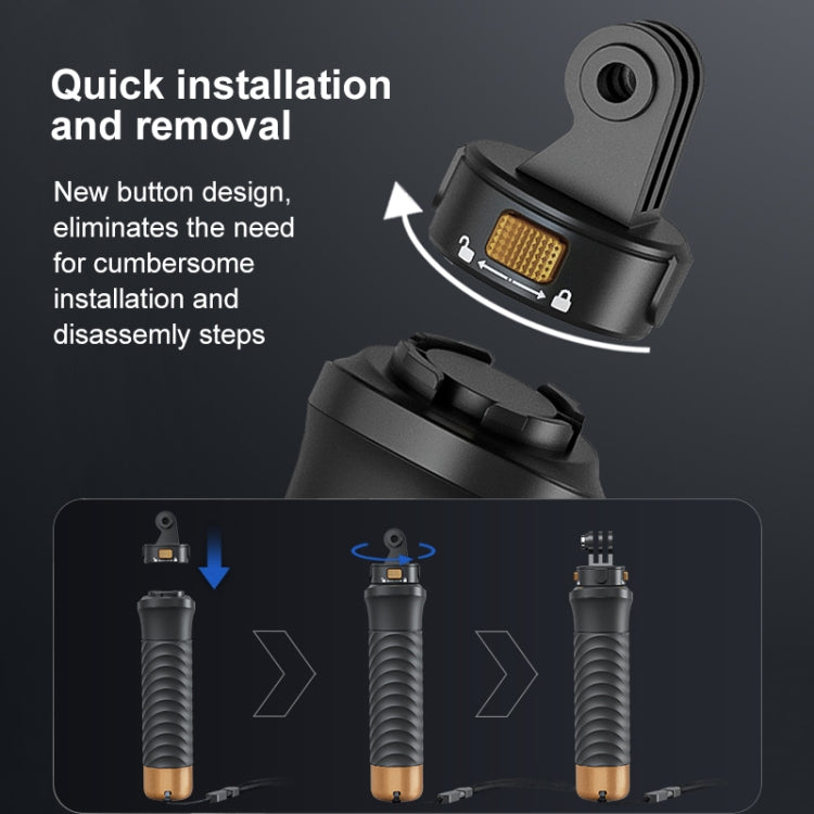 Impugnatura galleggiante magnetica per action cam