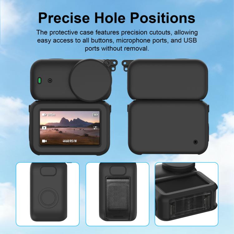 Cover protettiva in silicone 3 in 1 per DJI Osmo Nano
