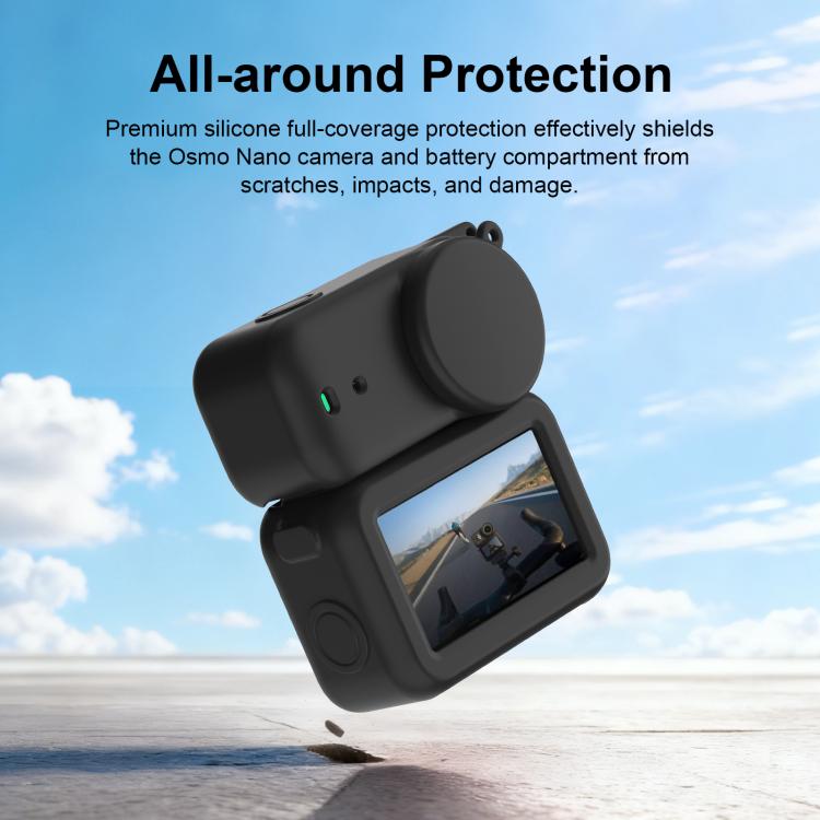 Cover protettiva in silicone 3 in 1 per DJI Osmo Nano