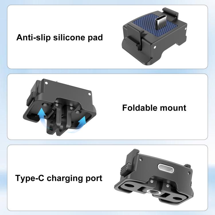 Base di ricarica rapida in plastica per DJI Osmo Pocket 3