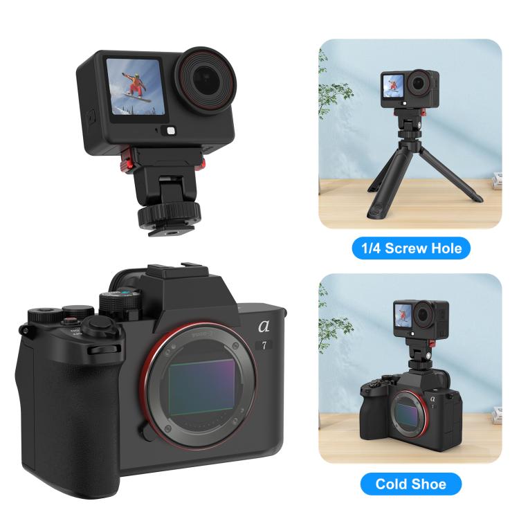 Base montaggio rapido in plastica per DJI Osmo Action 6