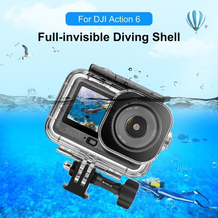 Custodia subacquea impermeabile per DJI Osmo Action 6