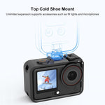 Gabbia in plastica per DJI Osmo Action 6 con slitta a caldo