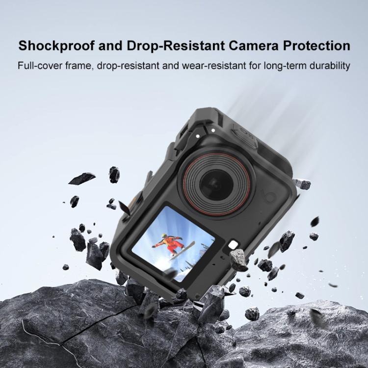 Gabbia in plastica per DJI Osmo Action 6 con slitta a caldo
