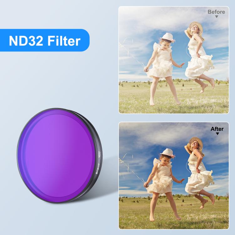 Filtro ND32 per DJI Osmo Action 6 in vetro ottico