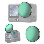 Filtro CPL per obiettivo DJI Osmo Action 6 in vetro ottico