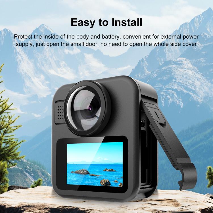 Coperchio laterale batteria in ABS per GoPro MAX2