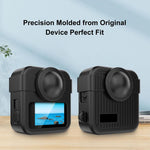 Custodia protettiva in silicone per GoPro MAX2 con copriobiettivo