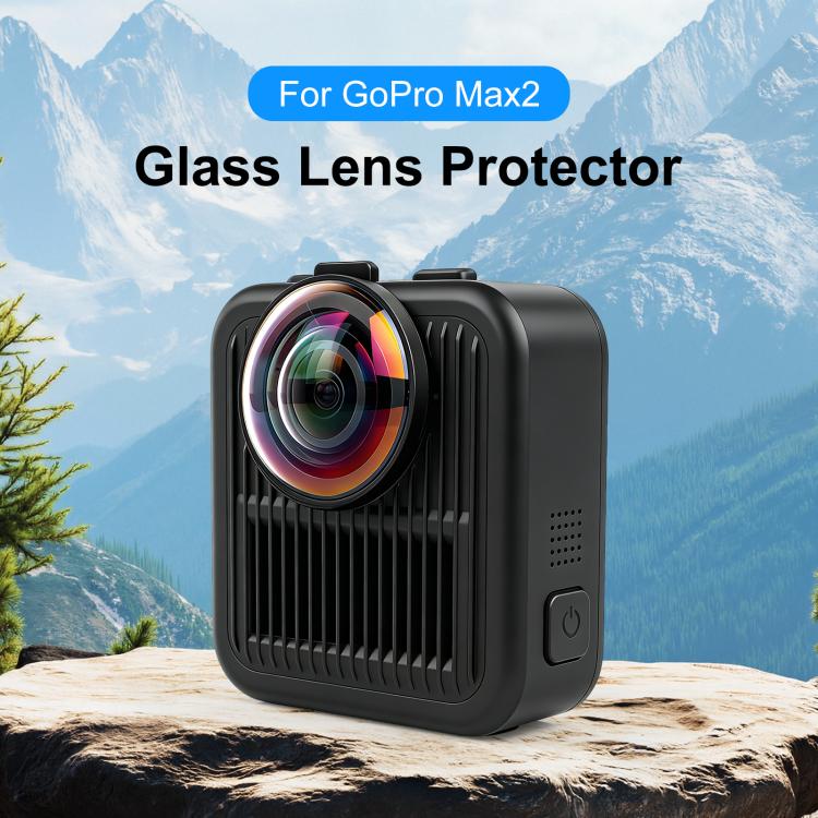 Protezione vetro temperato per obiettivo GoPro MAX2