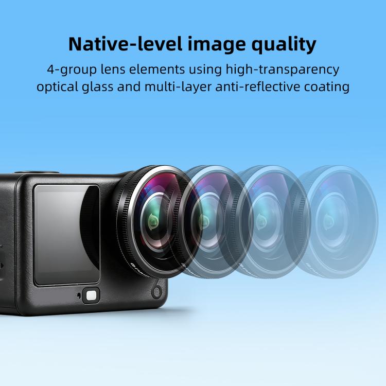 Obiettivo grandangolare 185° per DJI Osmo Action 6