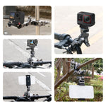 Supporto in lega di alluminio per gimbal a 3 vie