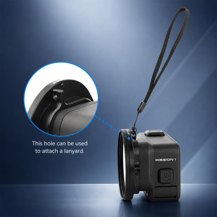 Anello adattatore filtro UV 58 mm per GoPro Mission 1/1 Pro