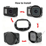 Anello adattatore filtro UV 58 mm per GoPro Mission 1/1 Pro