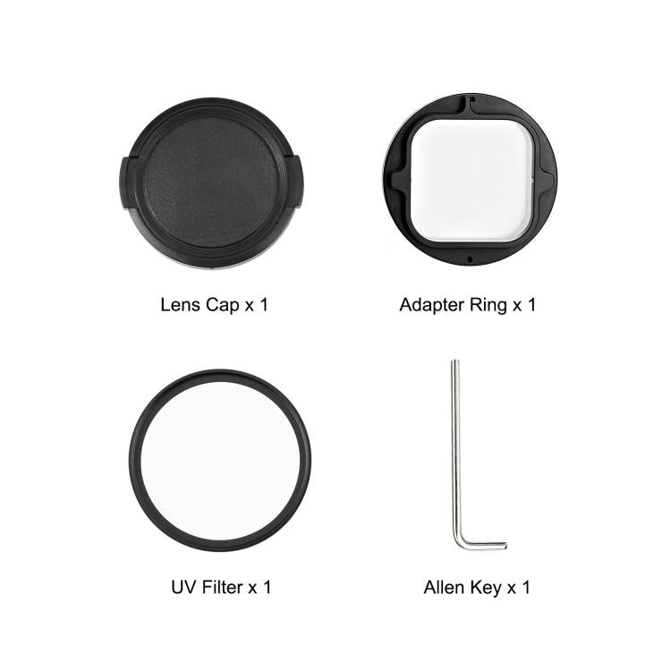 Anello adattatore filtro UV 58 mm per GoPro Mission 1/1 Pro