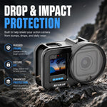 Gabbia protettiva in lega di alluminio con filtro UV per GoPro MI