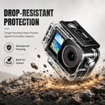 Custodia subacquea impermeabile per DJI Action 5 Pro 4 3